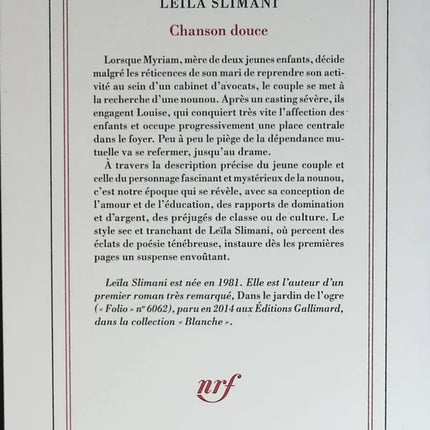 Süßes Lied - Leïla Slimani - Buch