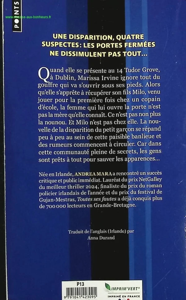 All His Mistakes - Andrea Mara - Book