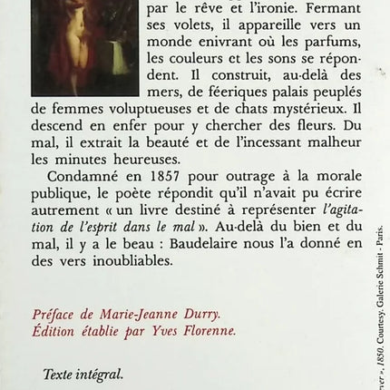 Les Fleurs Du Mal - Charles Baudelaire - Livre