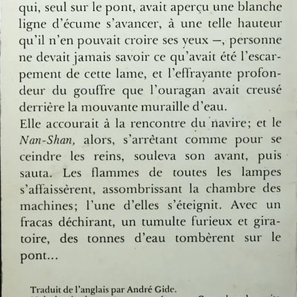 Typhon - Joseph Conrad - livre