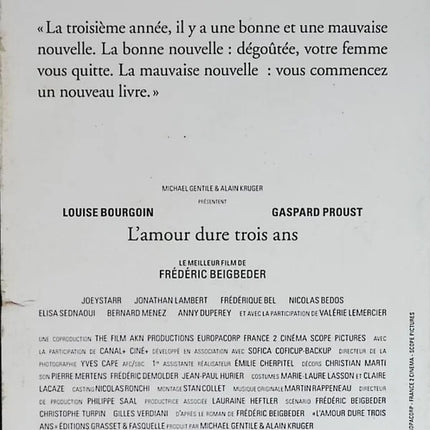 Love Lasts Three Years - Frede Beigbeder - book