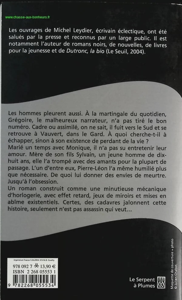 To the devil! Men who cry - Michel Leydier - book