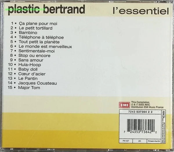The Essentials - Plastic Bertrand - CD