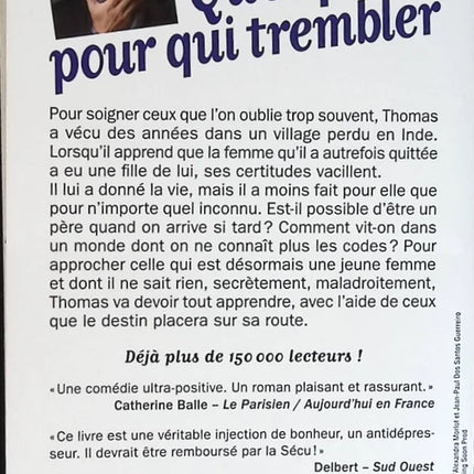 Someone to Tremble For - Gilles Legardinier - book