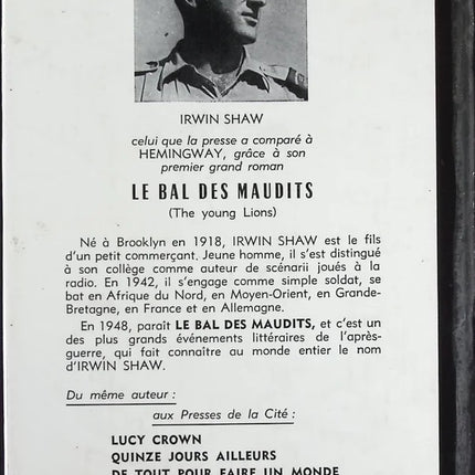 Le bal des maudits - Irwin Shaw - Livre