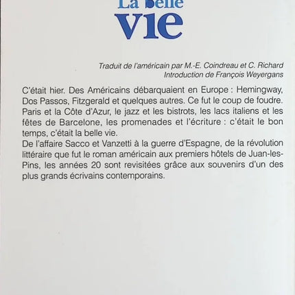La belle vie - John Dos Passos - livre