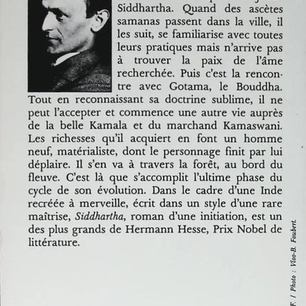 Siddhartha - Hermann Hesse - livre