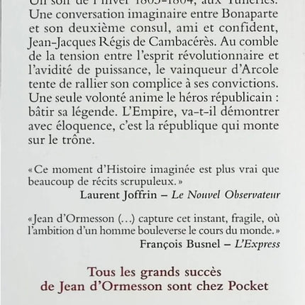 La conversation - Jean d'Ormesson - livre