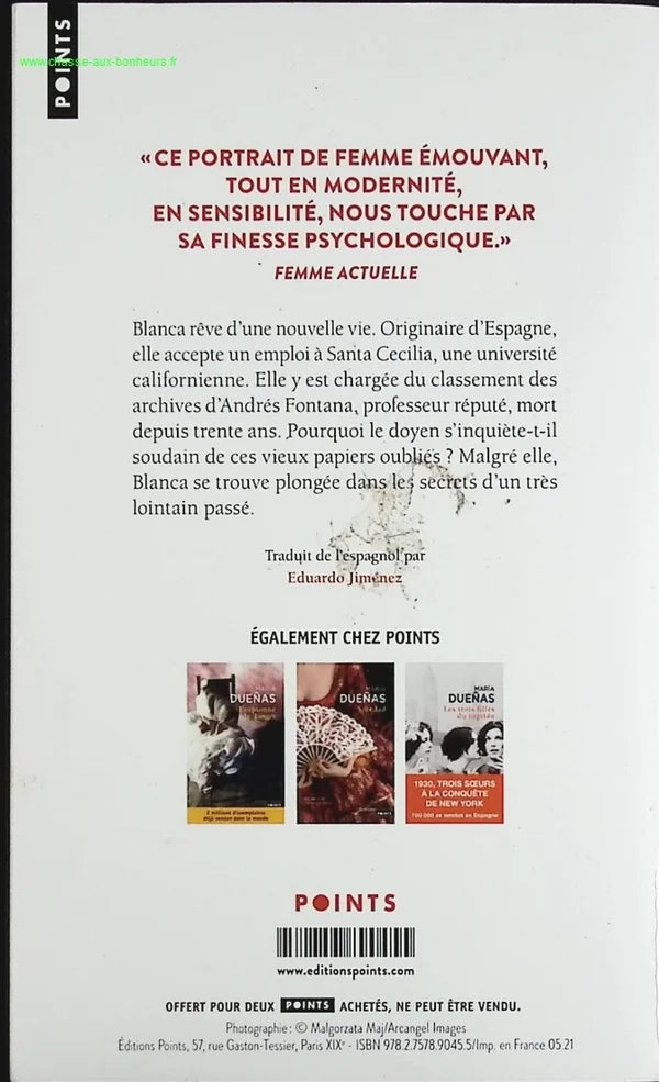 Demain à santa Cecilia - Maria Duenas - livre