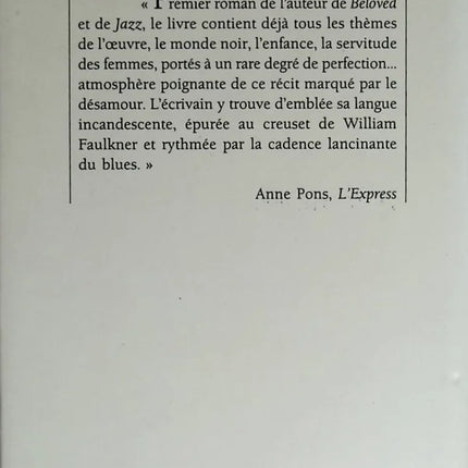 The Bluest Eye - Toni Morrison - 1995 - Buch