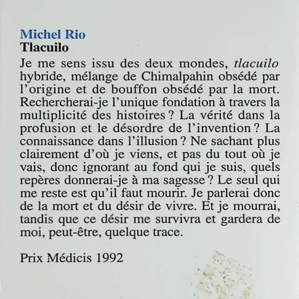 Tlacuilo - Michel Rio - Buch