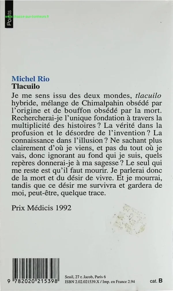 Tlacuilo - Michel Rio - book