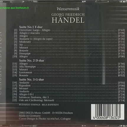 Handel - Georg Friedrich - CD
