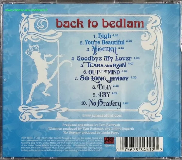 Back to Bedlam - James Blunt - CD