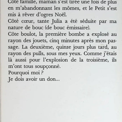 Au bonheur des ogres – Daniel Pennac – roman policier décalé et humour noir - livre