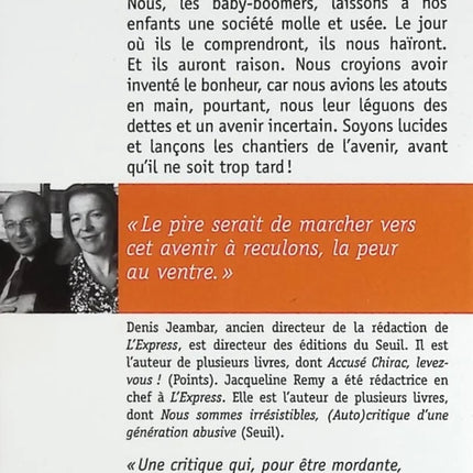 Our Children Will Hate Us - Denis Jeambar, Jacqueline Remy - book