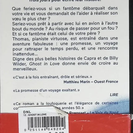 Ghost in love – Marc Levy roman contemporain fantastique amour fantôme émotions occasion - livre