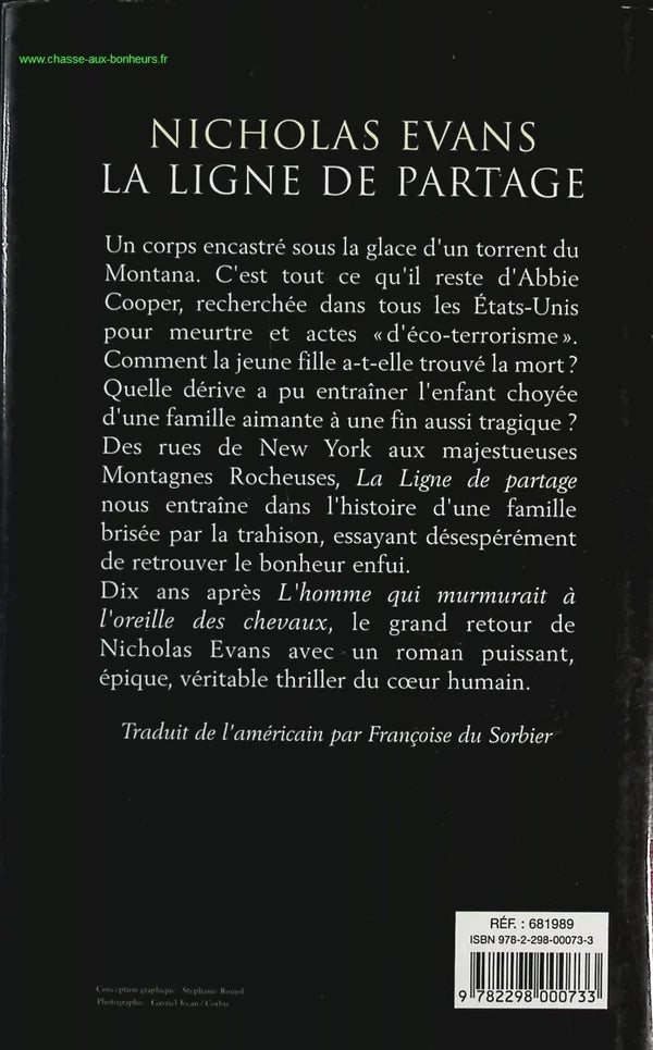 The Dividing Line - Evans Nicholas - Book