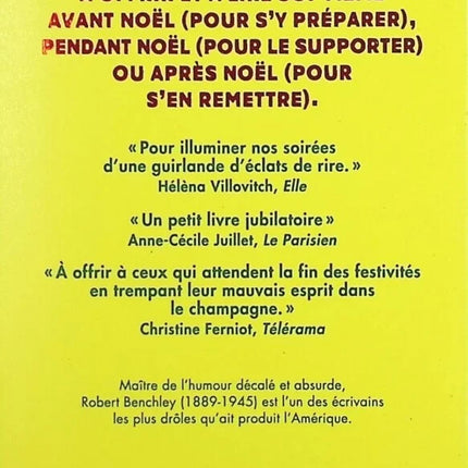 Pourquoi je déteste Noël - Robert Benchley - livre