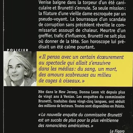 Brunetti et le mauvais augure - Donna Leon - 2014 - livre