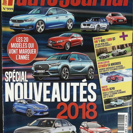Besondere Neuheiten 2018 - L'auto journal - Nr. 999 - 2018 - Zeitschriftenbericht - Auto