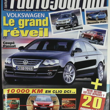 Volkswagen the great awakening - L'auto journal - n° 684 - 2005 - magazine review - car