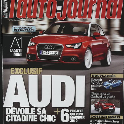 Audi - L'auto journal - n° 796 - 2010 - revue magazine - voiture