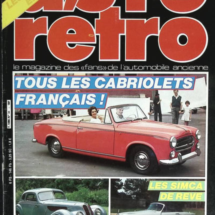 French convertible BMW 327 - Retro car and motorcycle - No. 36 - 1983 - magazine review - car