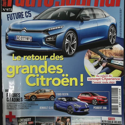 Die Rückkehr der großen Citroëns - L'auto journal - Nr. 972 - 2016 - Zeitschriftenbericht - Auto