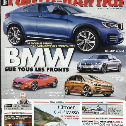 BMW sur tous les fronts - L'auto journal - n° 891 - 2013 - revue magazine - voiture