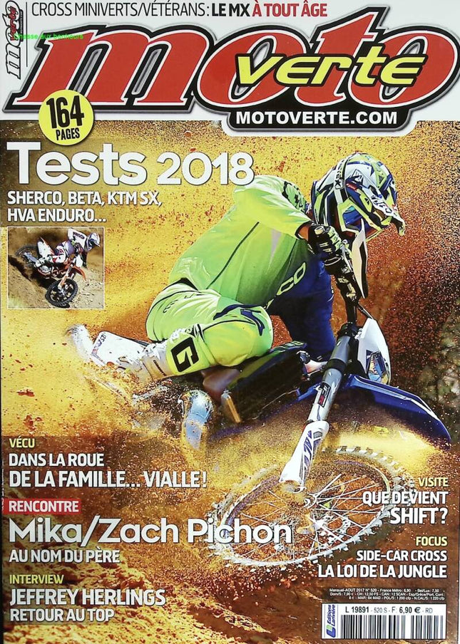 Sherco Beta Ktm - Moto verte - n° 520 - 2017 - revue magazine -Moto