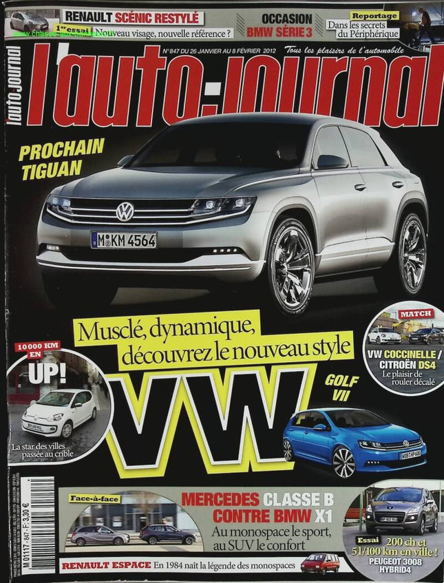 Volkswagen Golf VII - L'auto journal - n° 847 - 2012 - magazine review - car