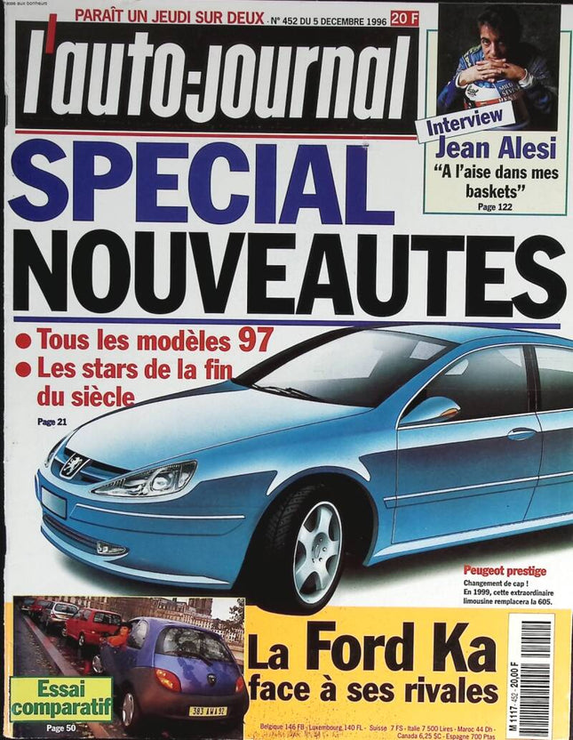 Special new releases - L'auto journal - n° 452 - 1996 - magazine review - car