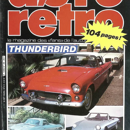 Thunderbird Alfa sider 2000 Corvette - Retro auto moto - n° 46 - 1984 - magazine review - car