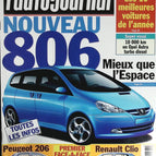 New Peugeot 806 - L'auto journal - n° 493 - 1998 - magazine review - car