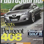 The secrets of the Peugeot 408 - L'auto journal - n° 762 - 2008 - magazine review - car