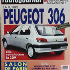 Peugeot 306 - L'auto journal - n° 16 - 1990 - revue magazine - voiture