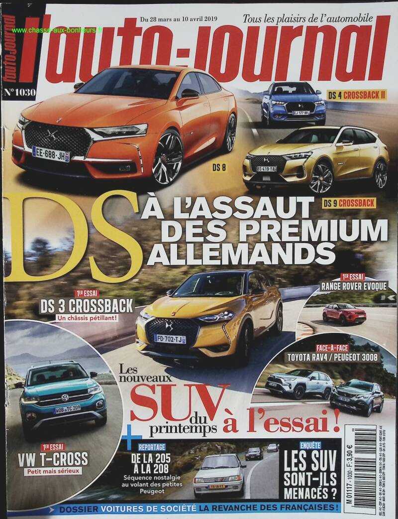 DS Citroën - L'auto journal - n° 1030 - 2019 - revue magazine - voiture