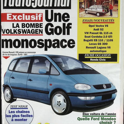 A Volkswagen Golf MPV - L'auto journal - n° 2 - 1994 - magazine review - car