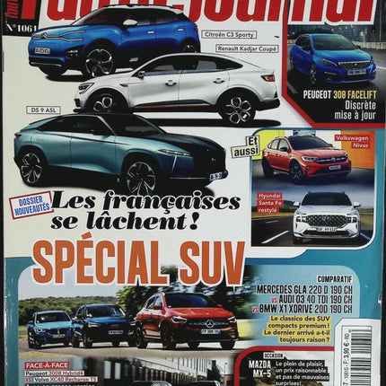 Spécial SUV - L'auto journal - n° 1061 - 2020 - revue magazine - voiture