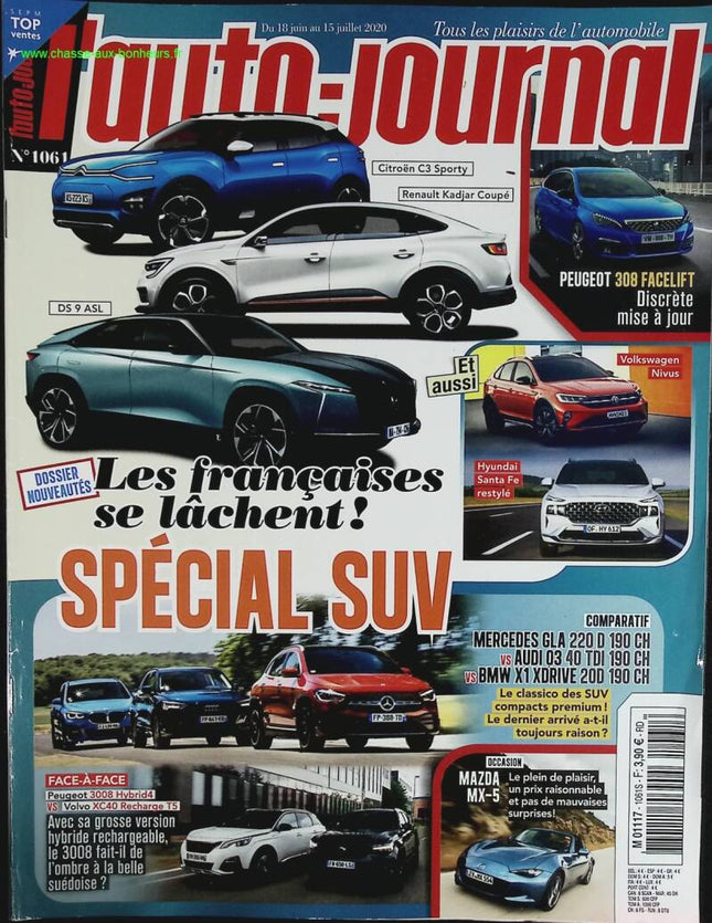 Spécial SUV - L'auto journal - n° 1061 - 2020 - revue magazine - voiture