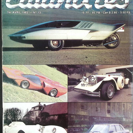Calandres - n° 13 - 1983 - revue magazine - voiture