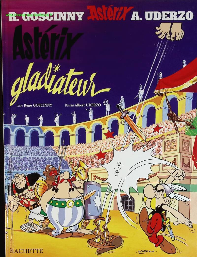 Astérix - Tome 4 - Astérix Gladiateur - René Goscinny, Albert Uderzo - livre BD