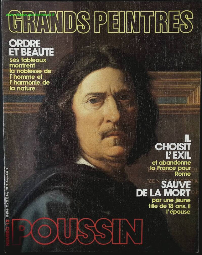 Poussin - Grands Peintres - n° 12 - revue magazine + 4 reproductions - ART peinture