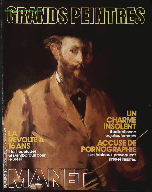 Manet - Grands Peintres - n° 20 - revue magazine + 4 reproductions - ART peinture