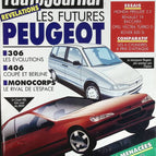 Les futures Peugeot - L'auto journal - n° 8 - 1992 - revue magazine - voiture