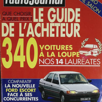 The Buyer's Guide - L'auto journal - No. 17 - 1990 - magazine review - car