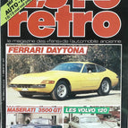 Ferrari Daytona Maserati 3500 GT Volvo 120 - Retro car and motorcycle - No. 57 - 1985 - magazine review - car