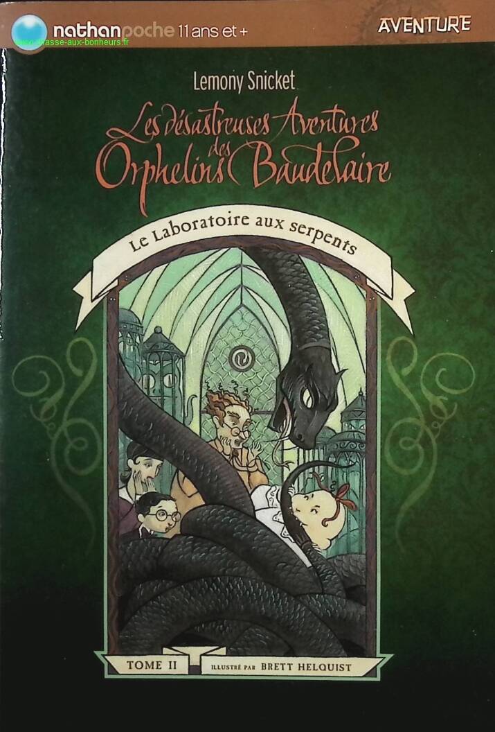 A Series of Unfortunate Events, Volume 2 - The Snake Laboratory - Lemony Snicket - book
