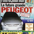 La future grande Peugeot - L'auto journal - n° 441 - 1996 - revue magazine - voiture